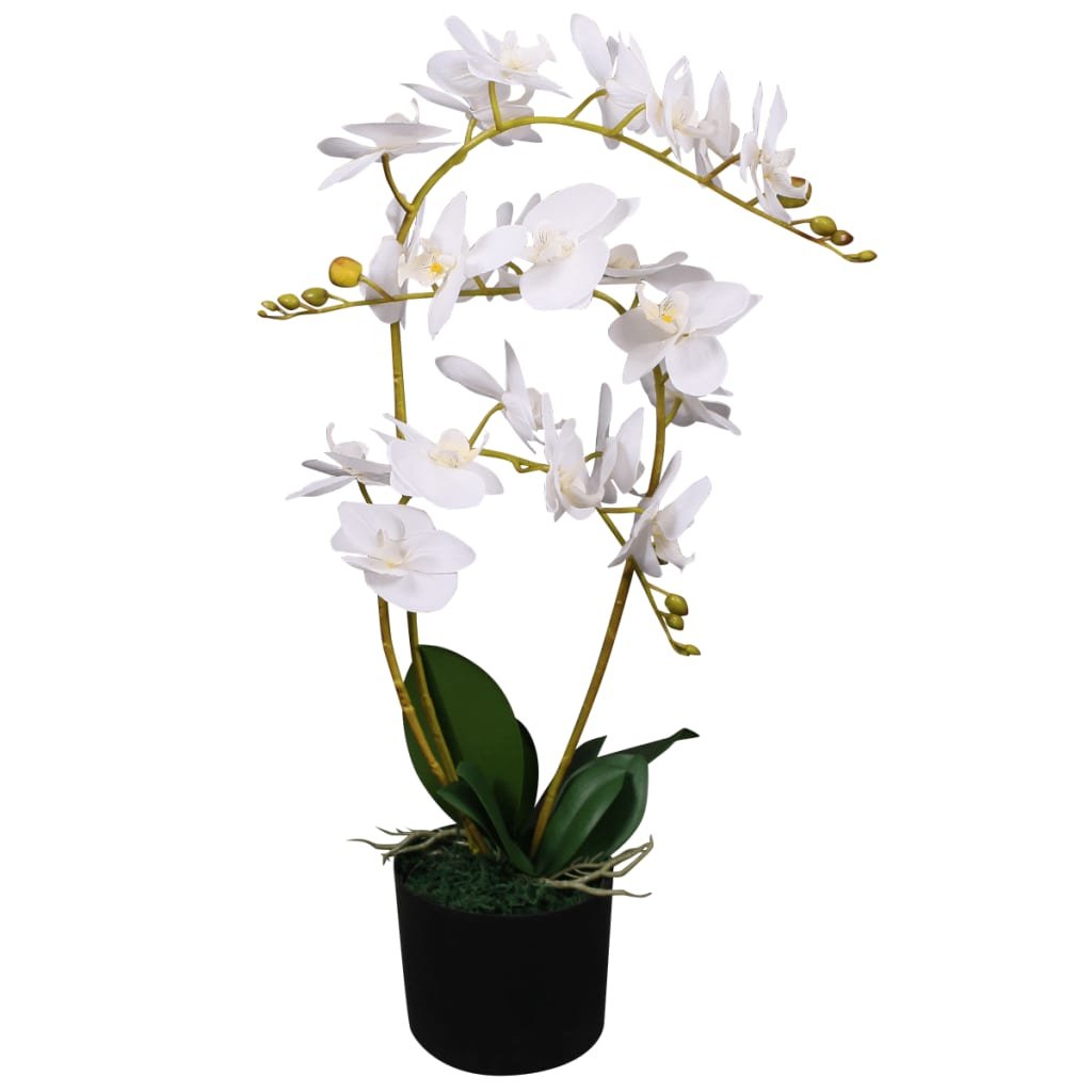 8718475532743_a_en_hd_1.jpg Planeto Kunstplant orchidee met pot 65 cm wit - Image 1