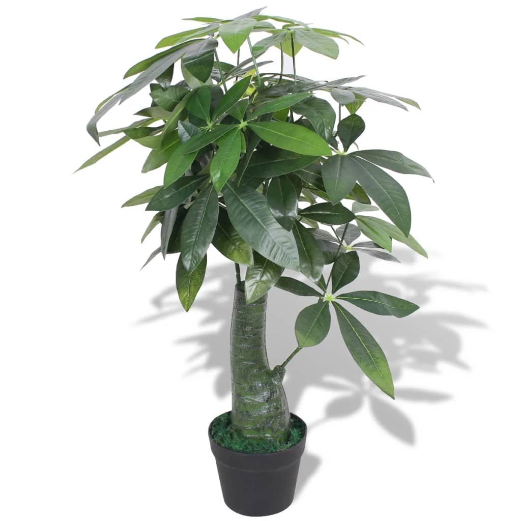 8718475532996_a_en_hd_1.jpg Planeto Kunst watercacao plant met pot 85 cm groen - Image 1