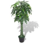 Planeto Kunst watercacao plant met pot 145 cm groen