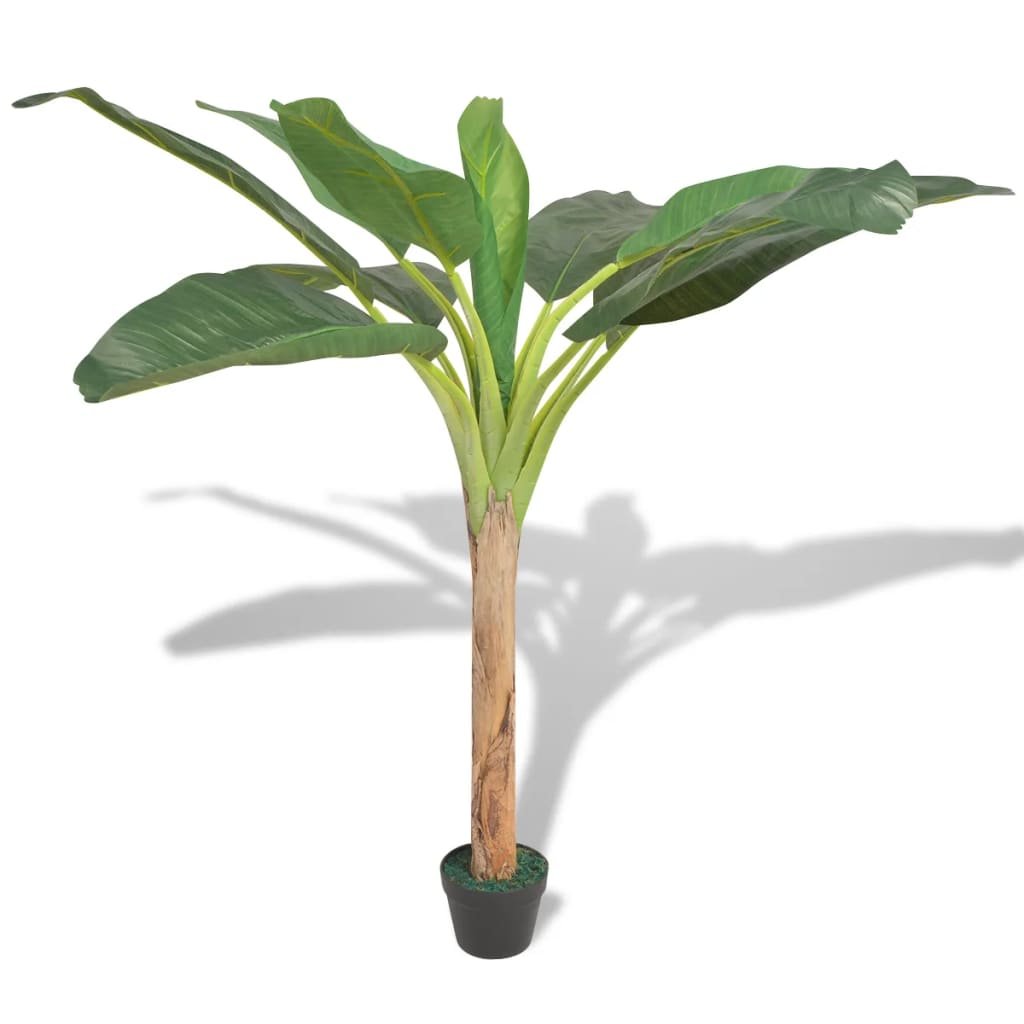 8718475533054_a_en_hd_1.jpg Planeto Kunst bananenboom plant met pot 150 cm groen - Afbeelding 1