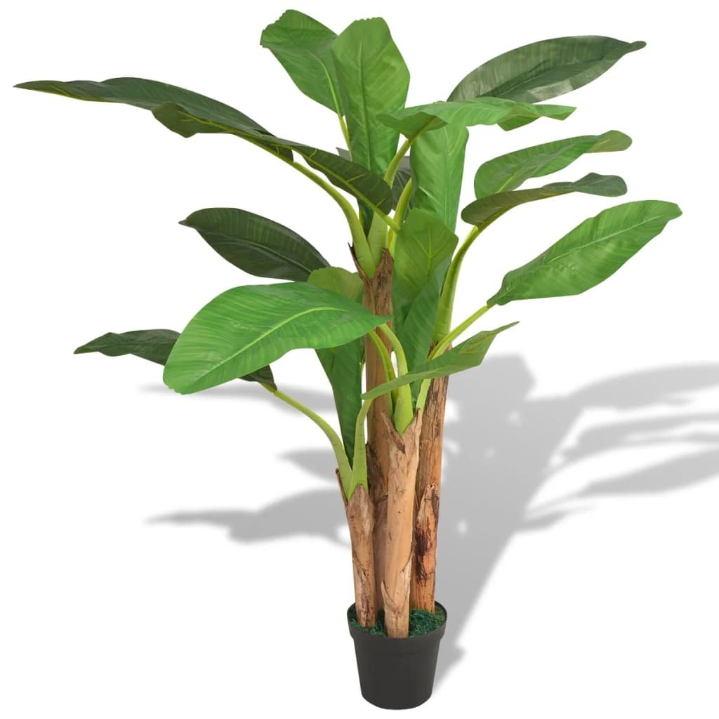 8718475533061_a_en_hd_1.jpg Planeto Kunst bananenboom plant met pot 175 cm groen - Afbeelding 1
