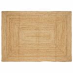 Planeto Vloerkleed handgemaakt 160x230 cm jute naturel