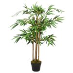 Planeto Kunstplant bamboe Twiggy met pot 90 cm