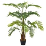 Planeto Kunstplant met pot palm 120 cm groen