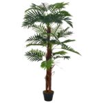 Planeto Kunstplant met pot palm 165 cm groen