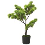 Planeto Kunstplant met pot pinus bonsai 60 cm groen