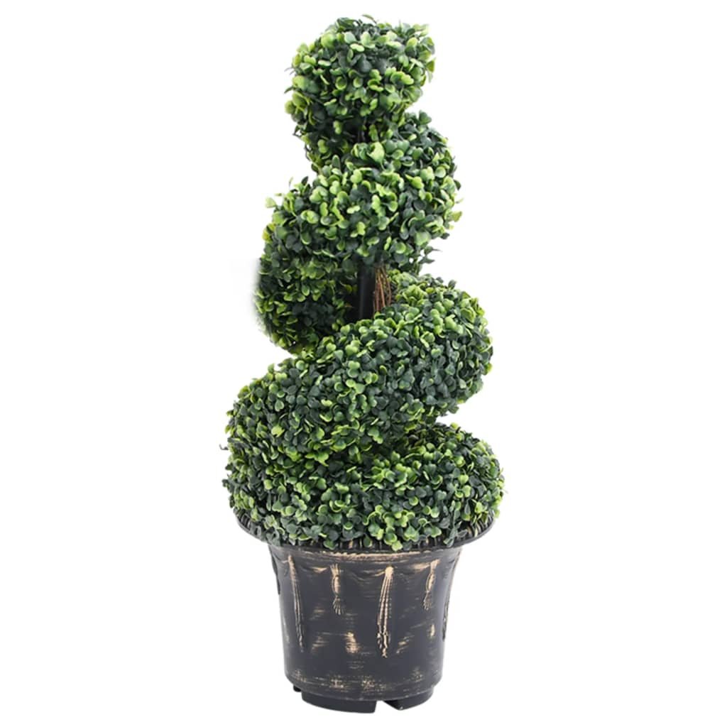 8720286569085_a_en_hd_1.jpg Planeto Kunstplant met pot buxus spiraal 89 cm groen - Afbeelding 1