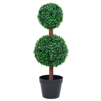 Planeto Kunstplant met pot buxus bolvorming 60 cm groen