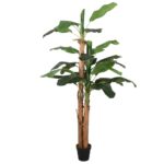 Planeto Kunstplant bananenboom 19 bladeren 180 cm groen